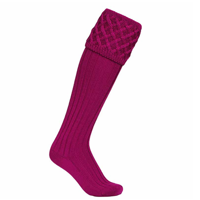Laksen Windsor Sock - Purple